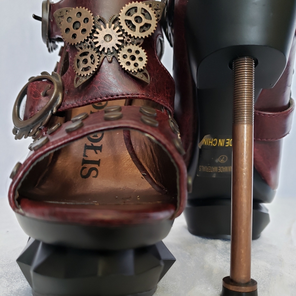 Unique Steampunk Butterfly hardware heels